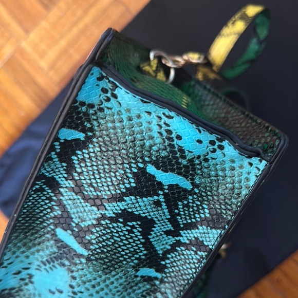 Aldo Vibrant Multicolor Crossbody Bag with Snakeskin Texture - Picture 5 of 6